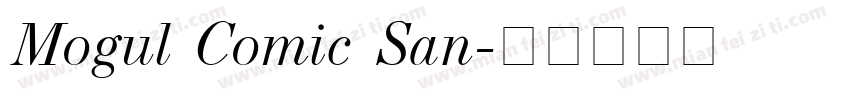 Mogul Comic San字体转换